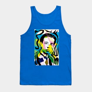 A Portrait of Young Jorge Luis Borges Tank Top